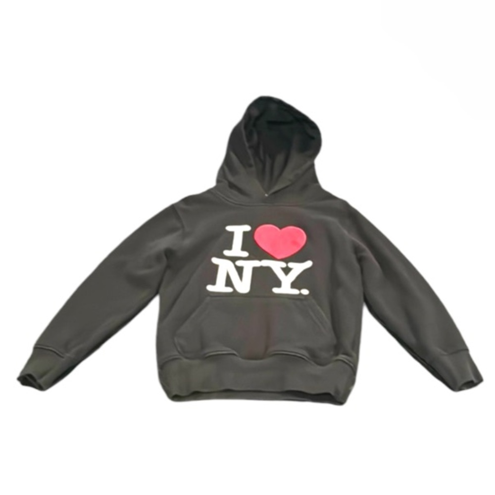 Authentic I Love New York kids signature hooded sweatshirt Sz 6/8